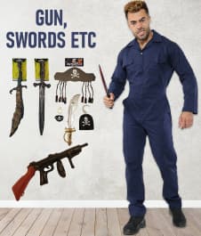 Gun, Swords etc
