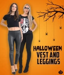 Halloween Vest and Leggings