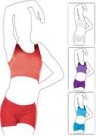 Shiny Lycra Tank Crop Top