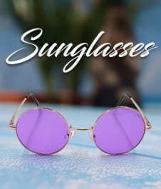 Round Glasses and Neon Glasses