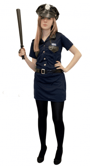 Wickedfun Adult Police Woman Costume