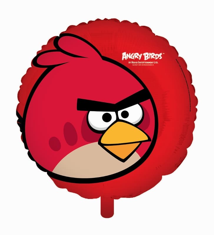Angry Birds Red Bird Foil Balloon