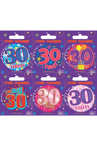 Assorted Badge (55 Millimeter) Aged 30