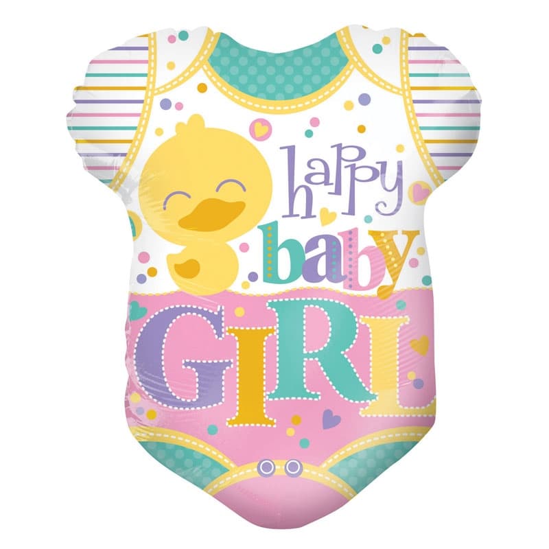Baby Clothes Girl Shape Balloon (18 Inches)