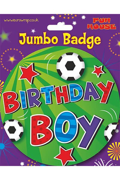 Birthday Boy Giant Badge