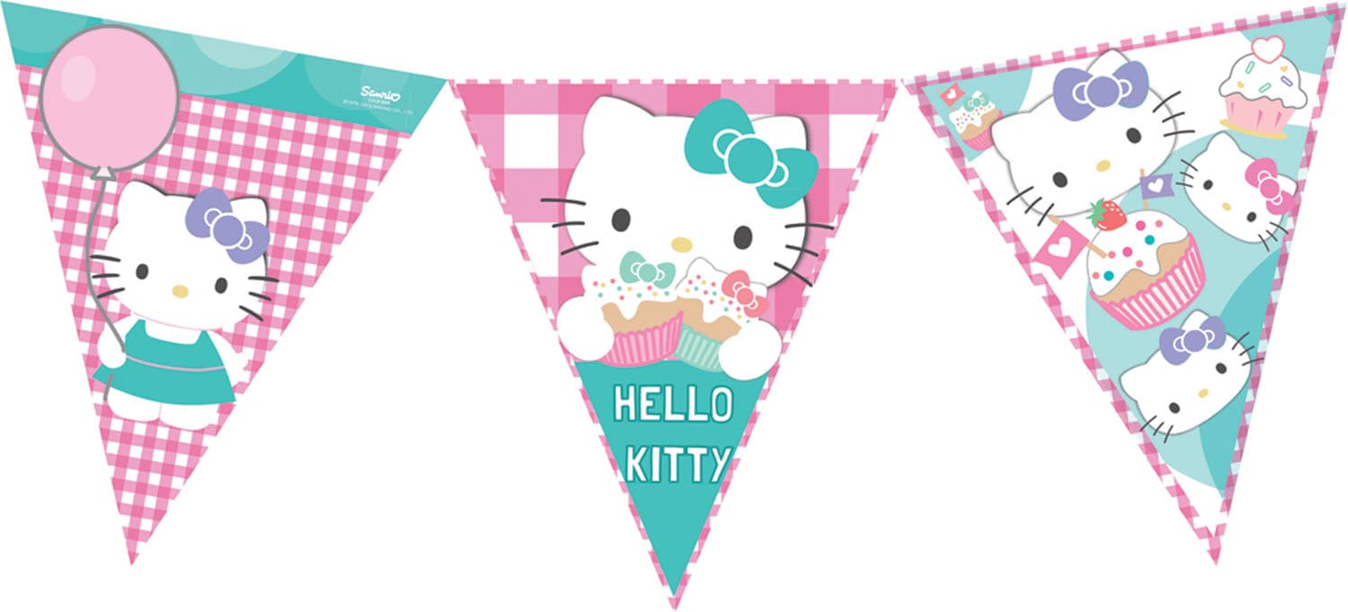 Hello Kitty Cardboard Bunting