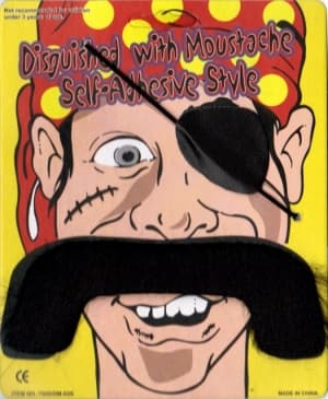 Eyepatch and Mustache Set