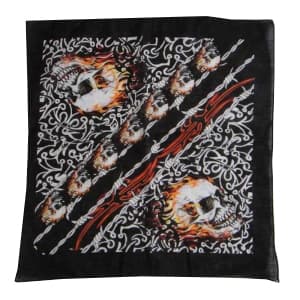 Fire Skull Bandana