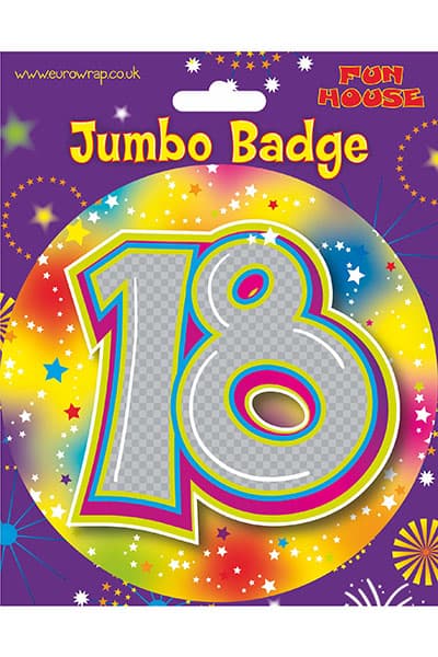 Generic Holo Giant Badge (Aged 18)