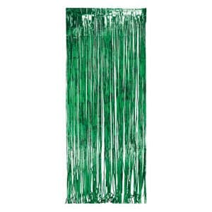 Green Foil Door Curtain