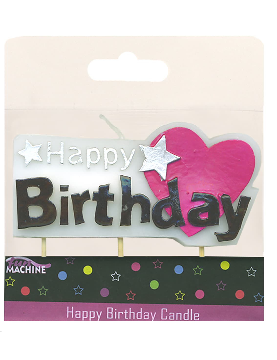 Happy Birthday Candle Pick Heart