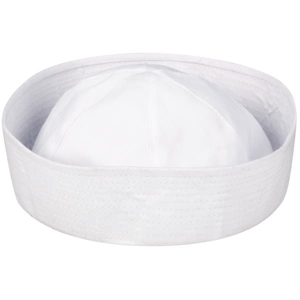Hat Fabric White Doughboy Style