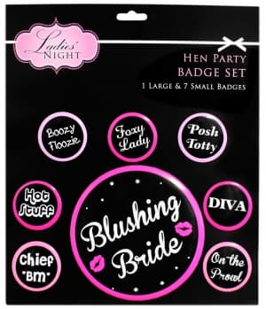 Hen Party Badge Pack