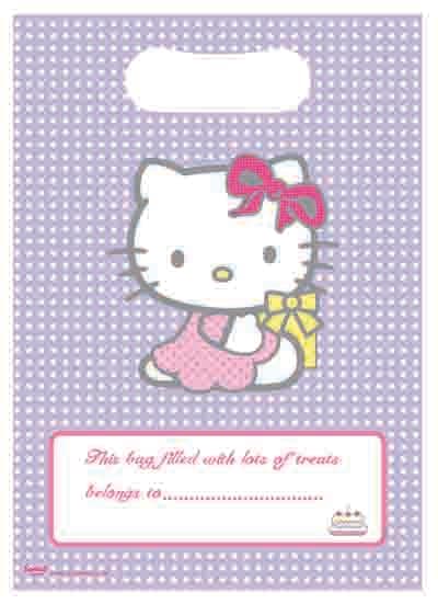 Hello Kitty Loot Bags (Pack of 8)