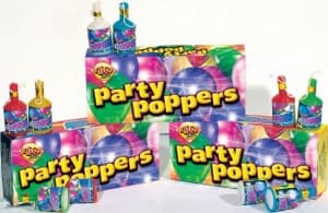 Party Poppers Box (12 Packs)
