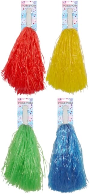 Pom Pom 4 Assorted Colours Pack of 12