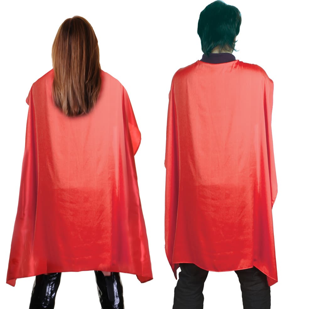 Wickedfun Unisex Red Deluxe Satin Cape