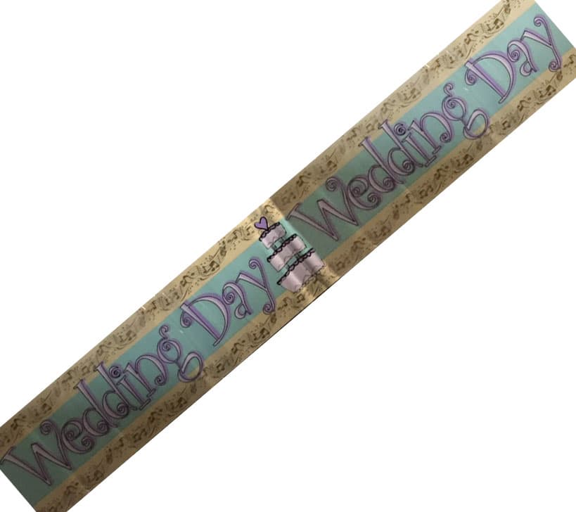 Wedding Day Party Banner 2.6 m