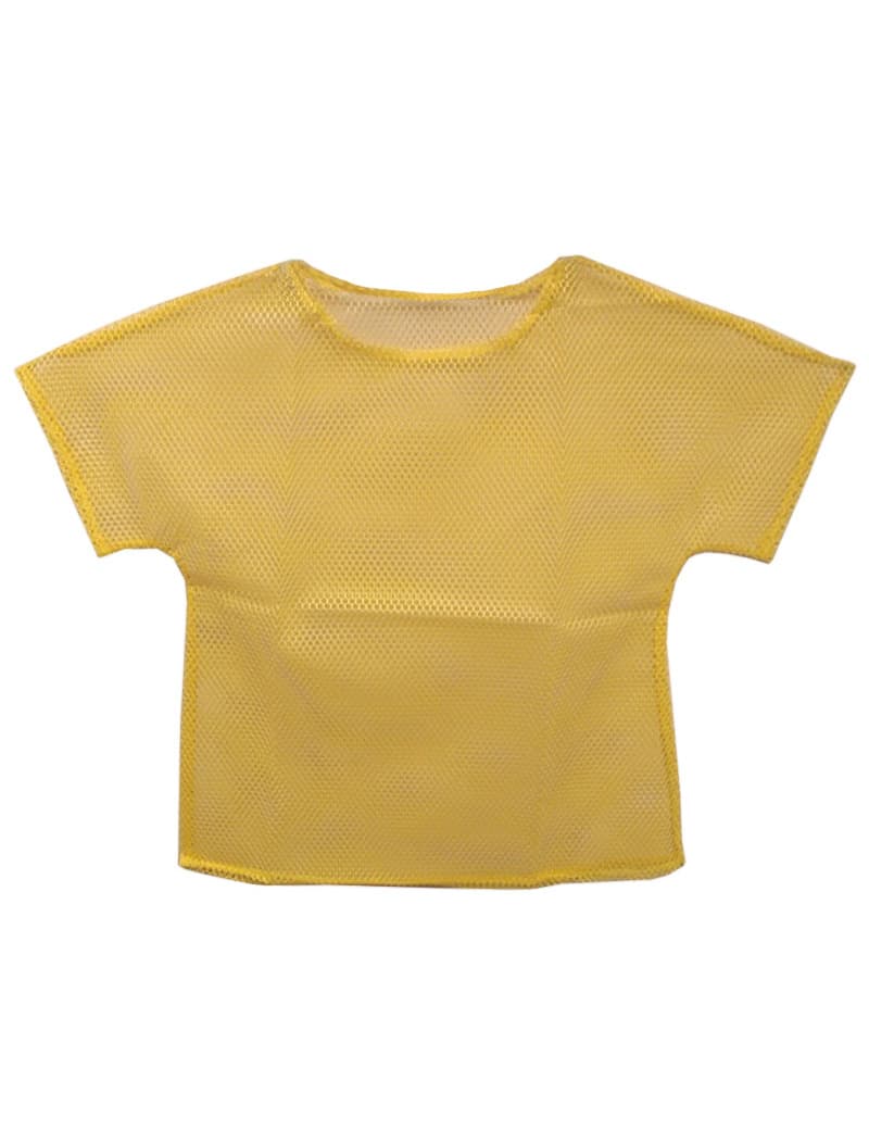 Yellow Mesh Top