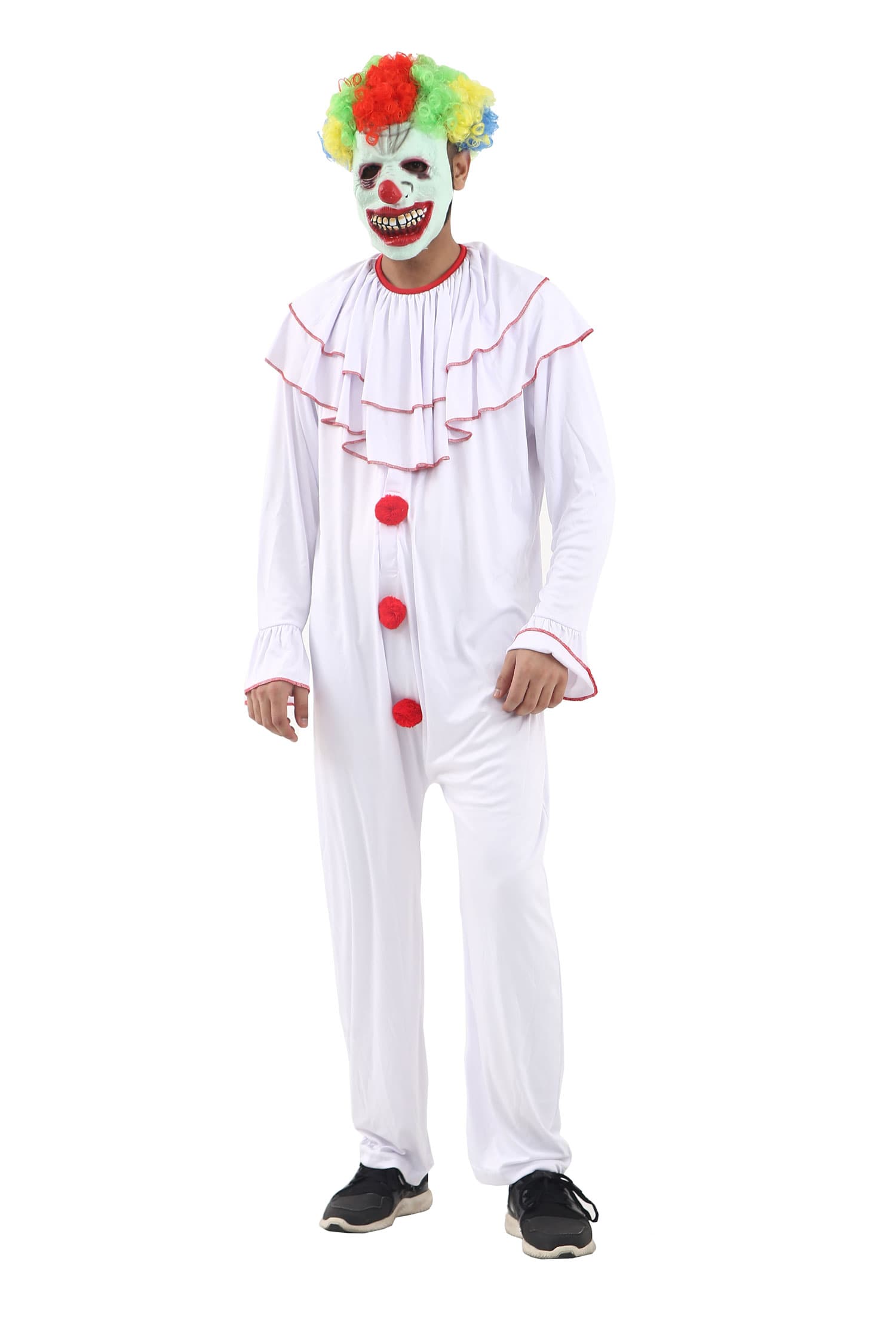 Scary Clown Jumpsuit For Adults