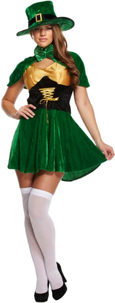 Adult Sexy Leprechaun Lady Costume