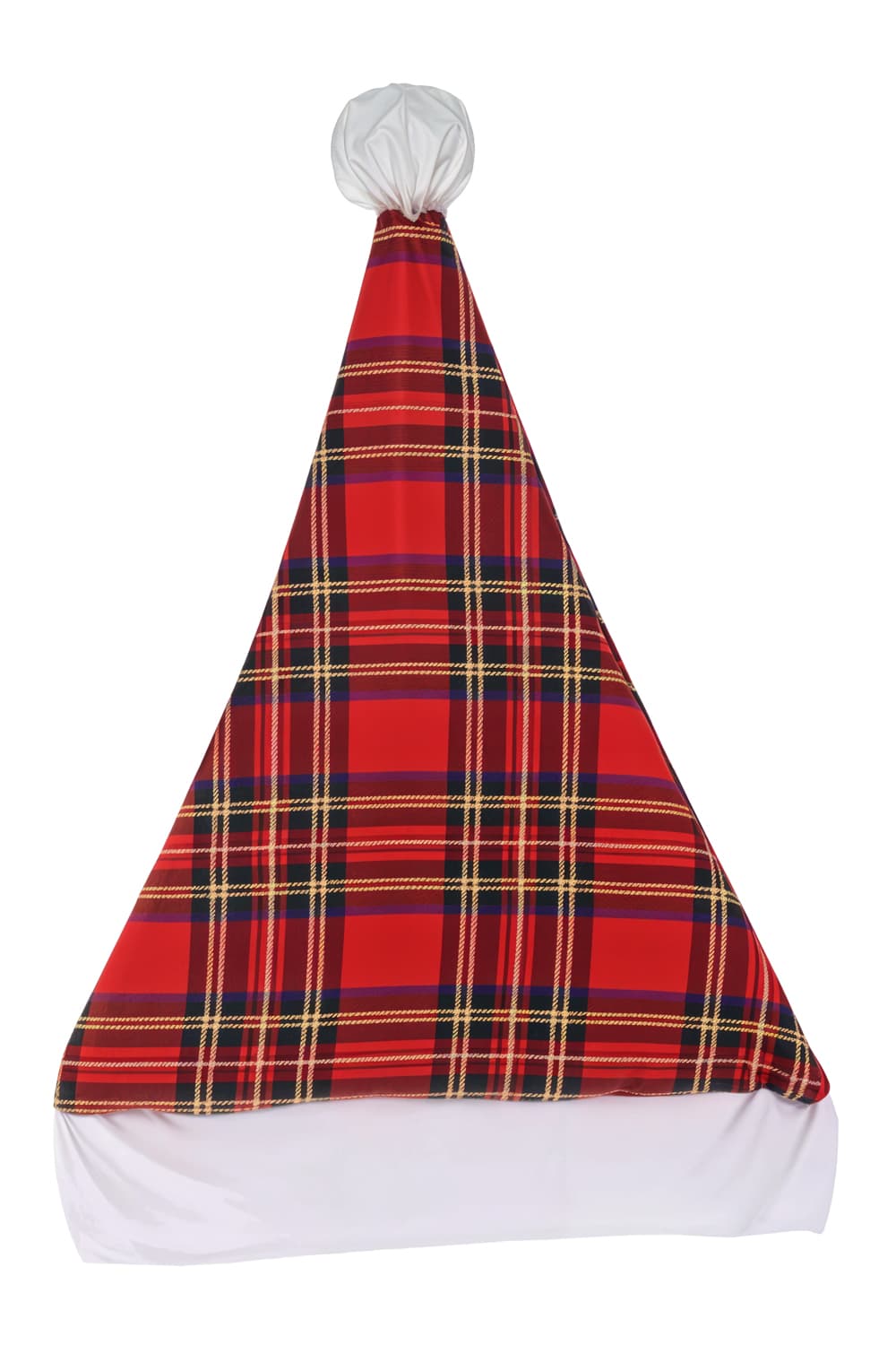 Adult Tartan Santa Hat