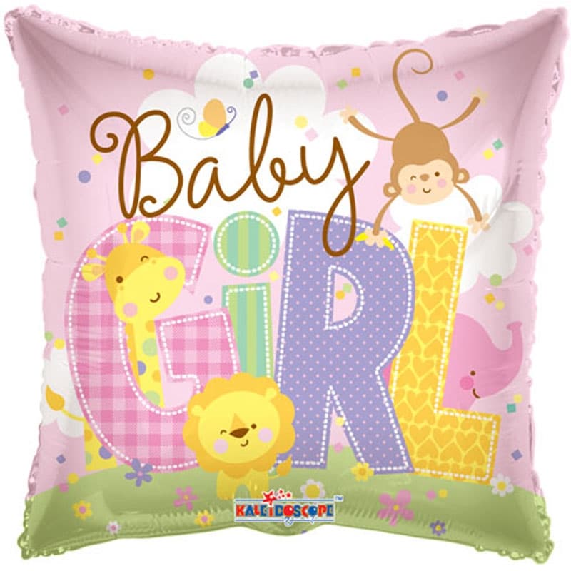 Baby Girl Animals Balloon (18 Inches)