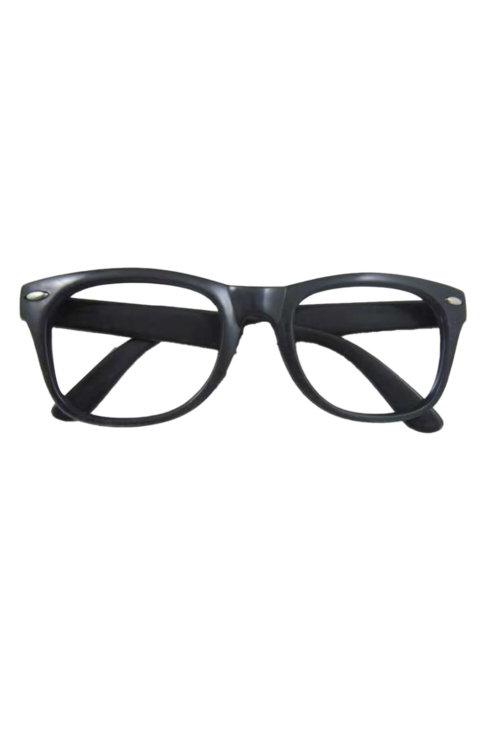Wickedfun Black Colour Without Lens Glasses (Pack of 12)