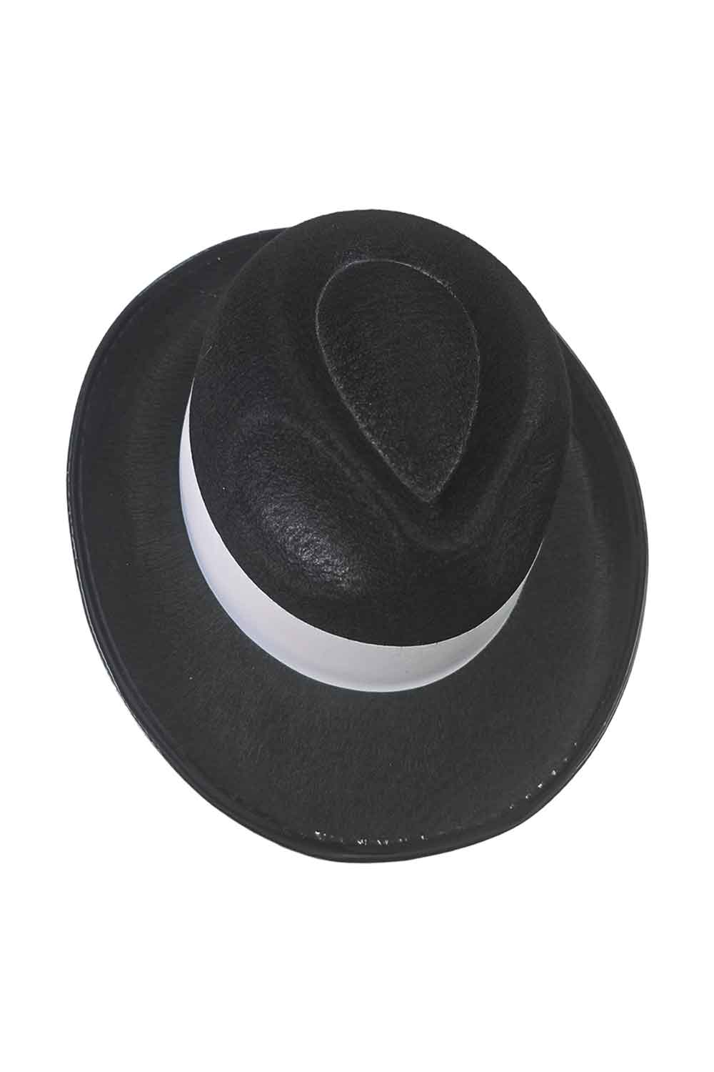 Adult Black Gangster Hat