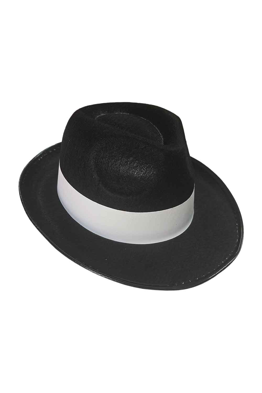 Adult Black Gangster Hat