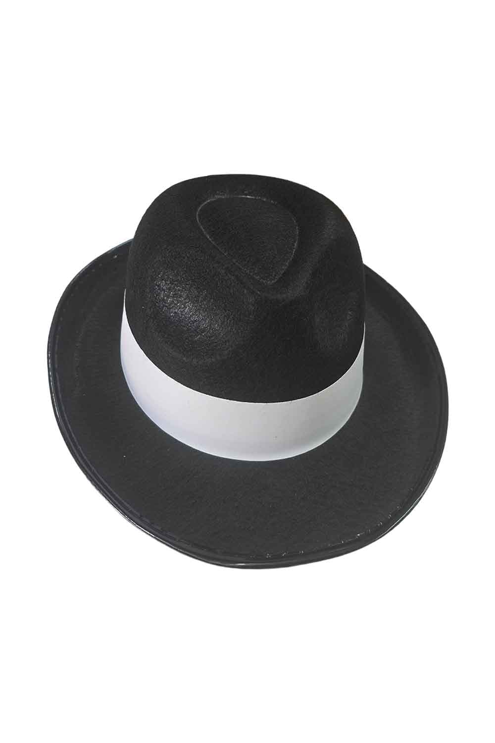 Adult Black Gangster Hat