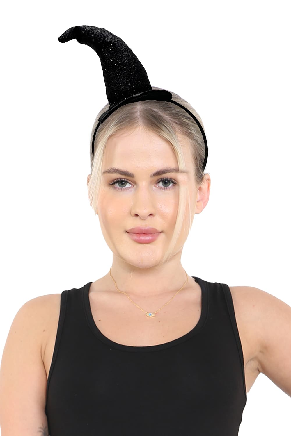 Wickedfun Black Witch Hat On Headband