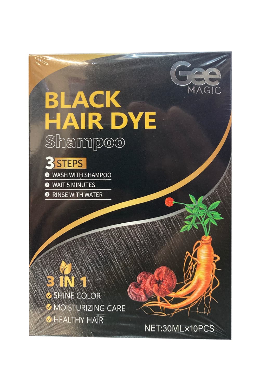 Wickedfun Black Hair Dye Shampoo