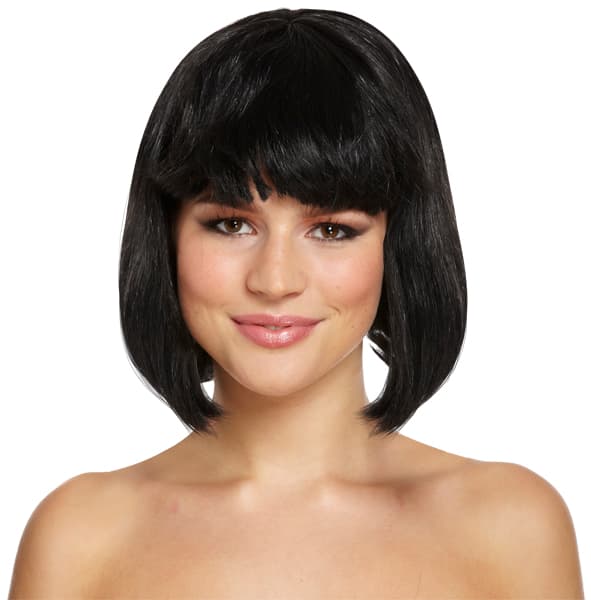Black Mid Wig 120g