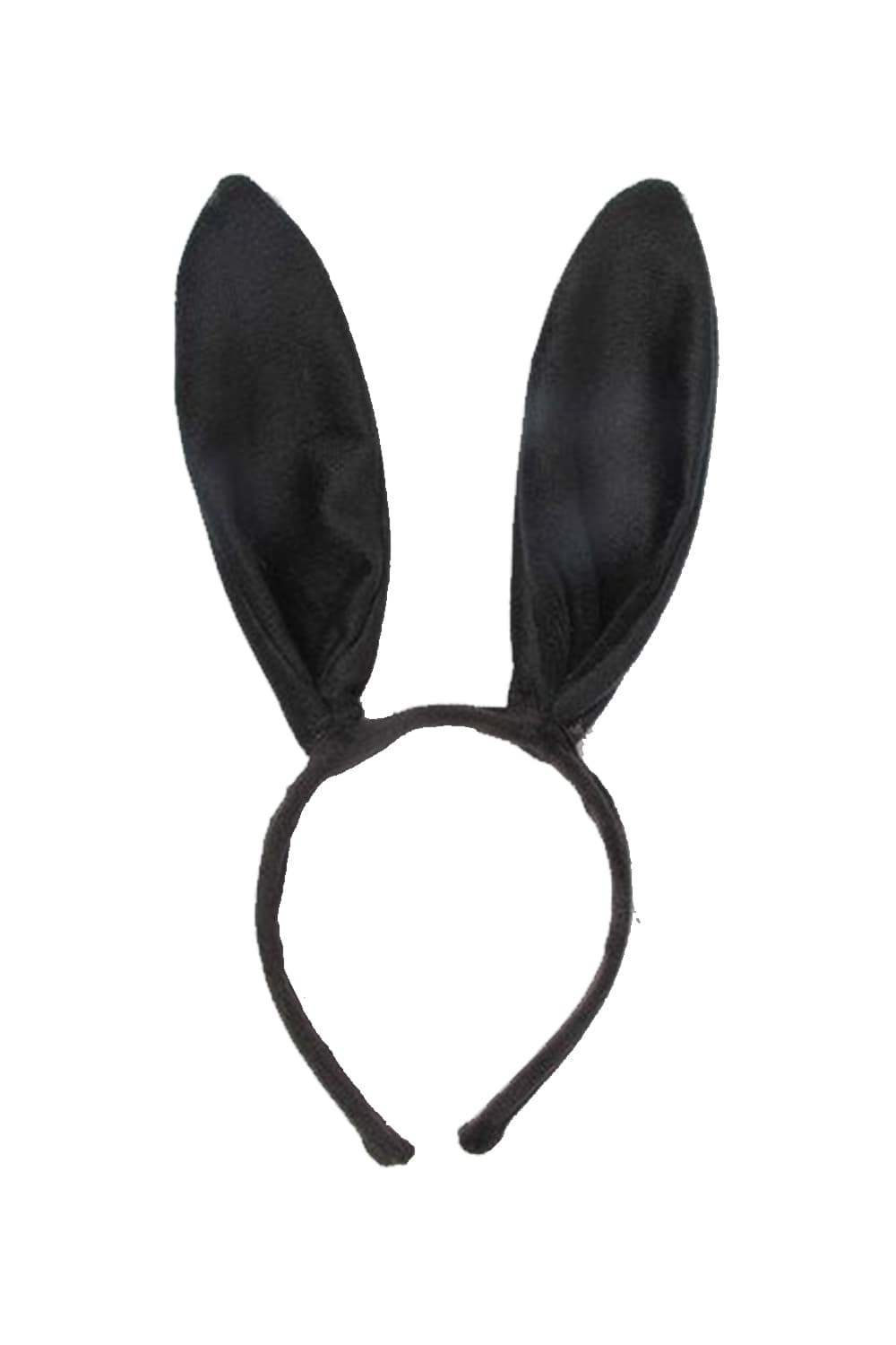 Black FabricÂ Bunny Rabbit Ears Aliceband