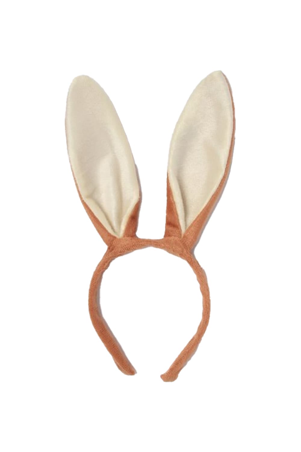 Wickedfun Brown Fabric Bunny Rabbit Ears Aliceband