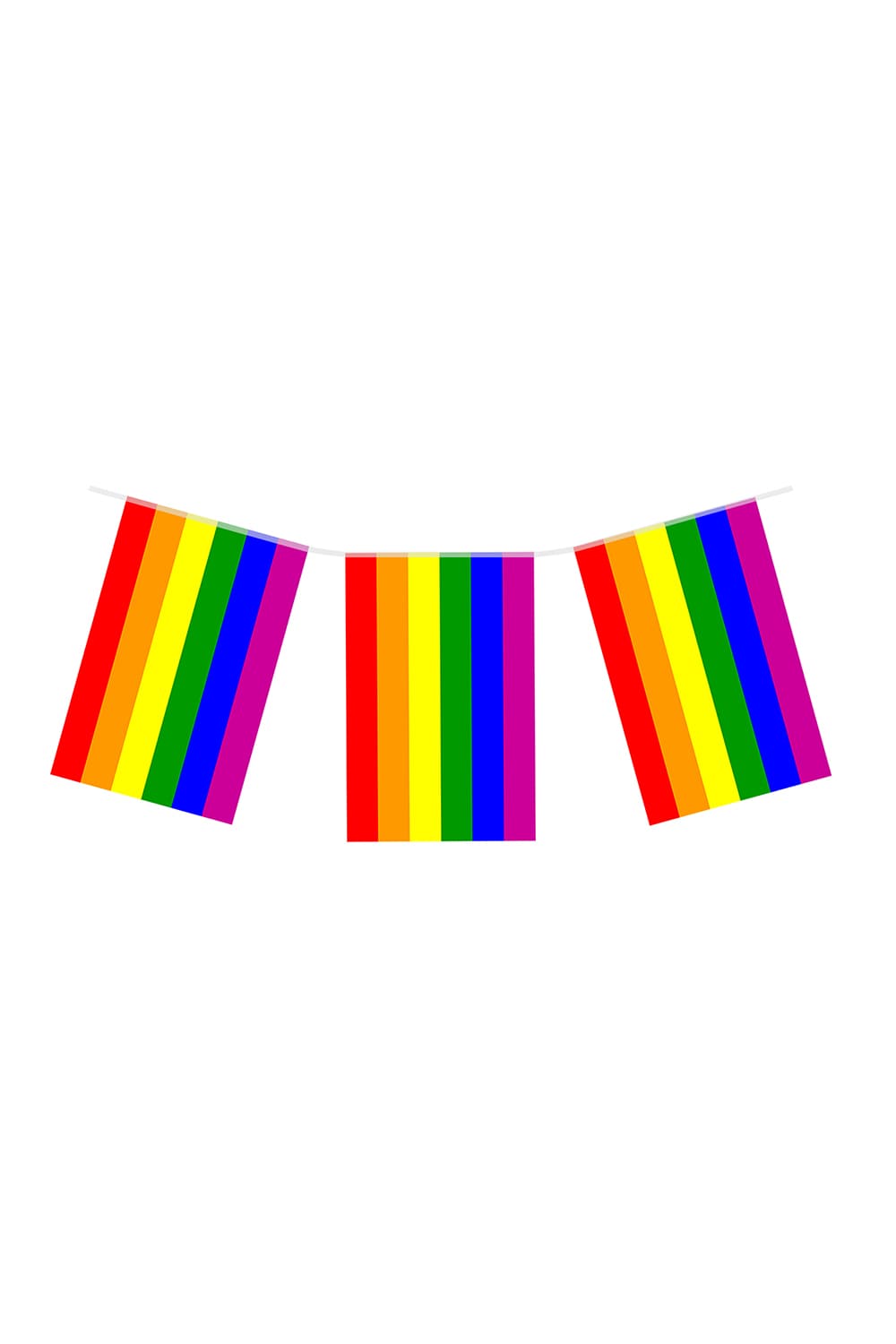 Bunting Pride Rect Flags Nylon