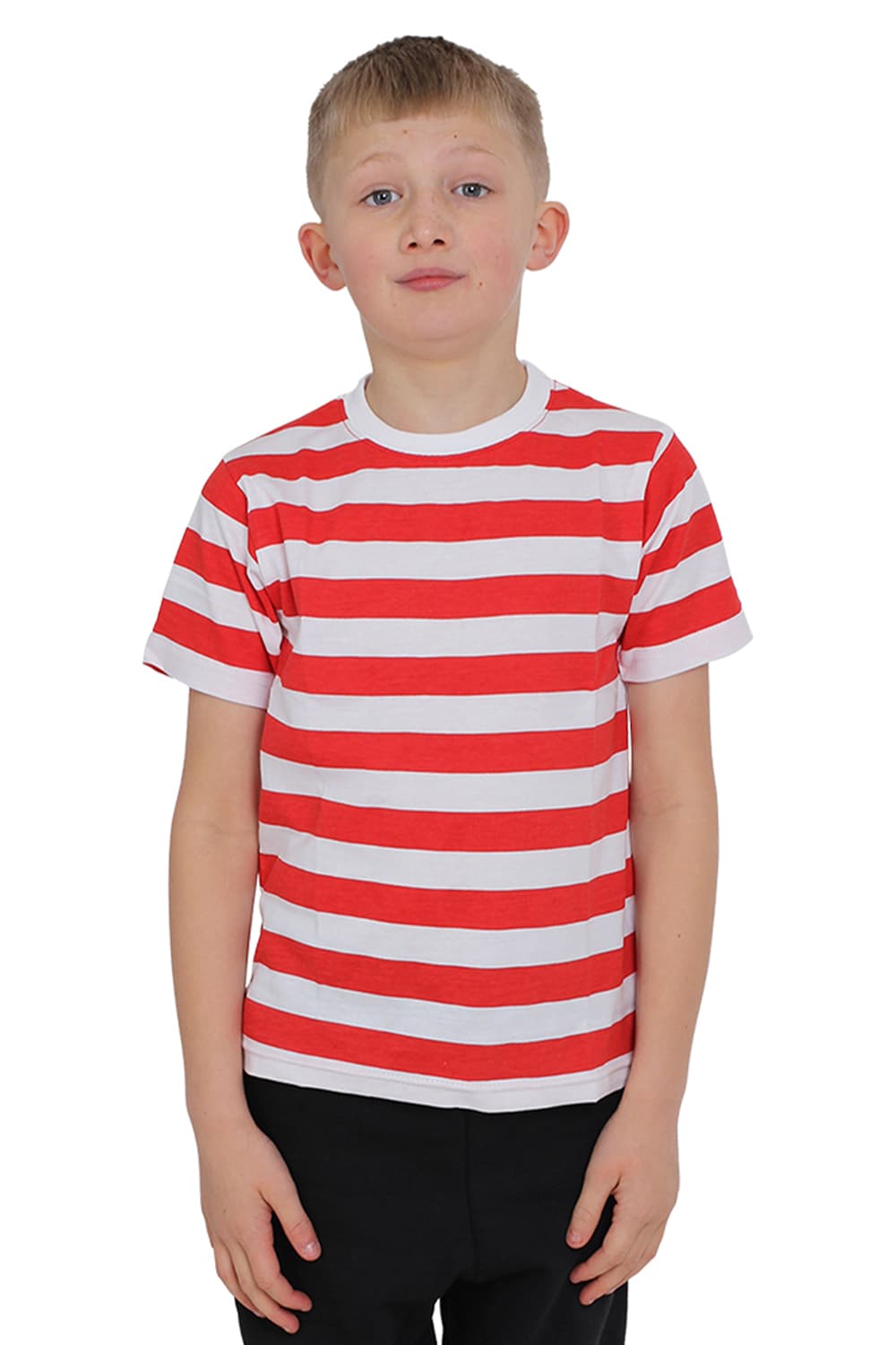 Active Star Children's Red & White Stripe T-Shirt