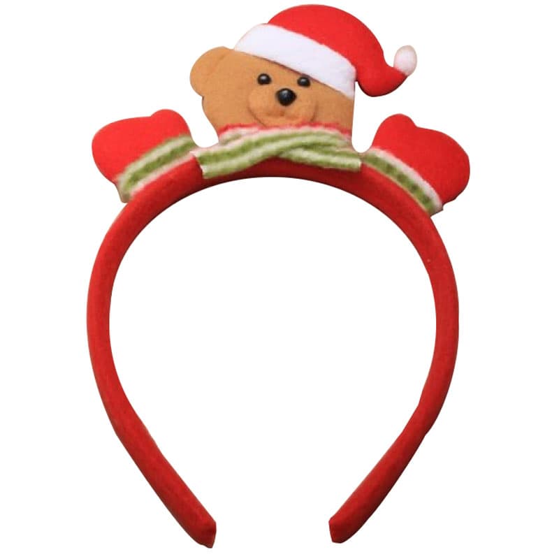 Wickedfun Christmas Teddy Bear Alice band