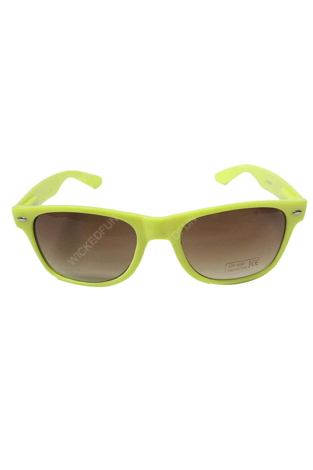 Wickedfun Coloured Frame Glasses Neon Assorted