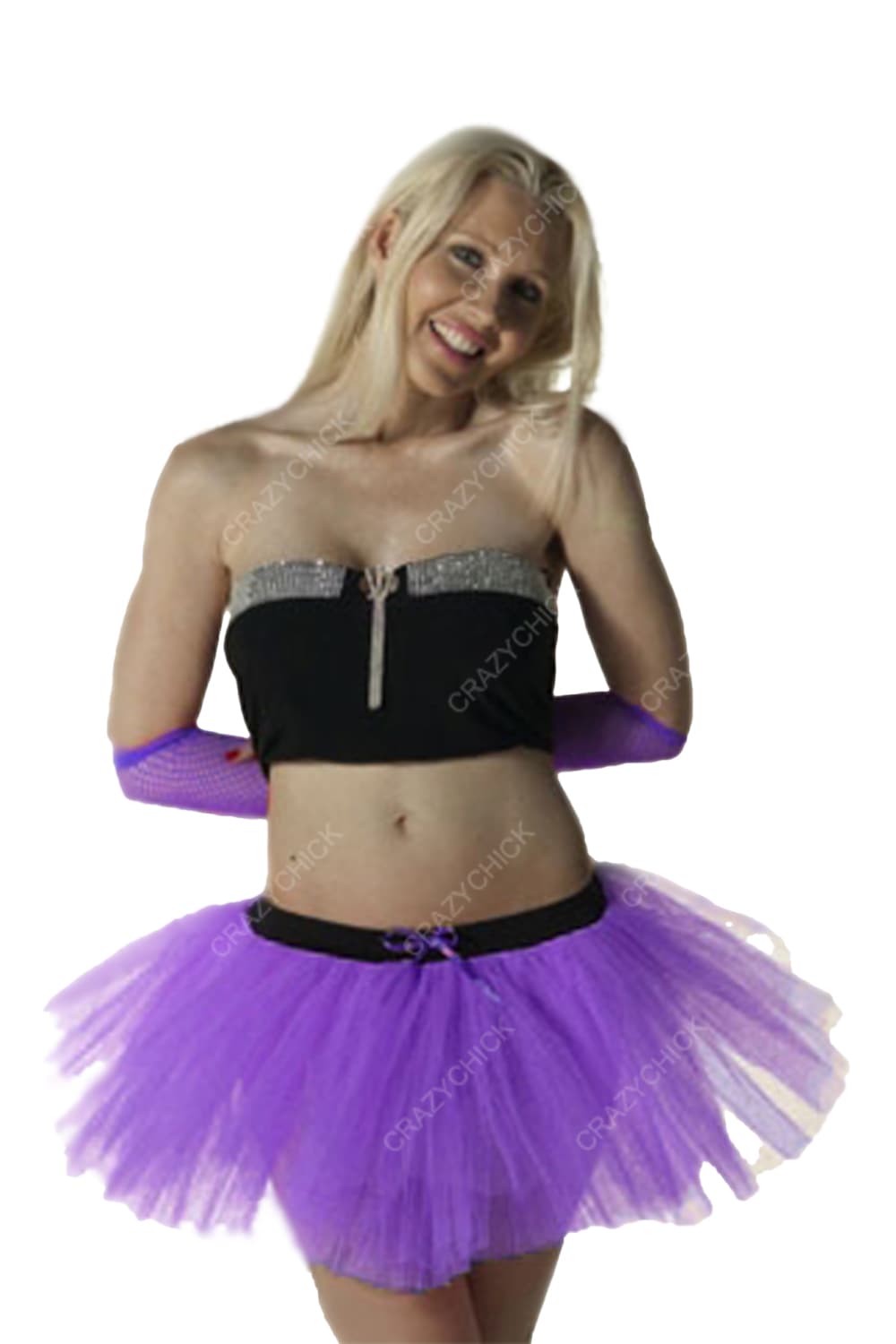 Crazy Chick Adult 3 Layers Purple Tutu Skirt