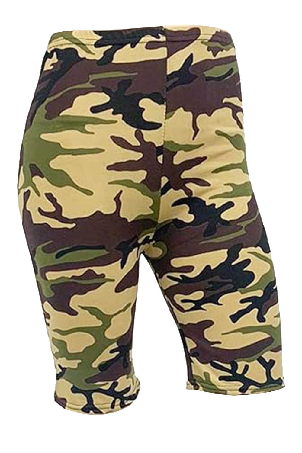 Crazy Chick Adult Camouflage Cycling Shorts