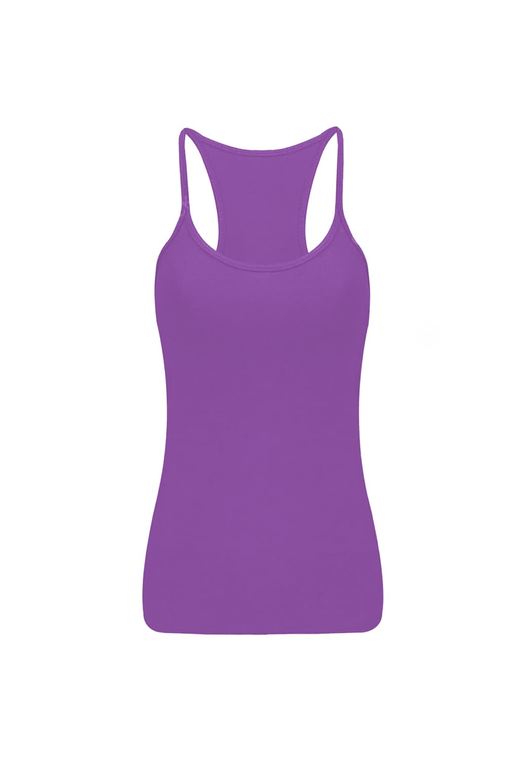 Crazy Chick Girls Microfibre Purple Vest Top