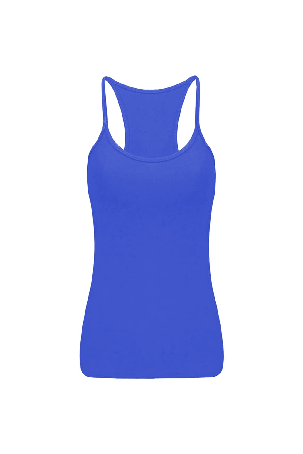 Crazy Chick Girls Microfibre Royal Blue Vest Top