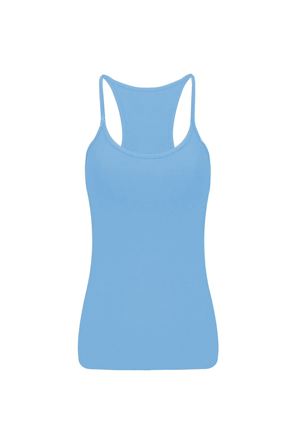Crazy Chick Girls Microfibre Turquoise Vest Top