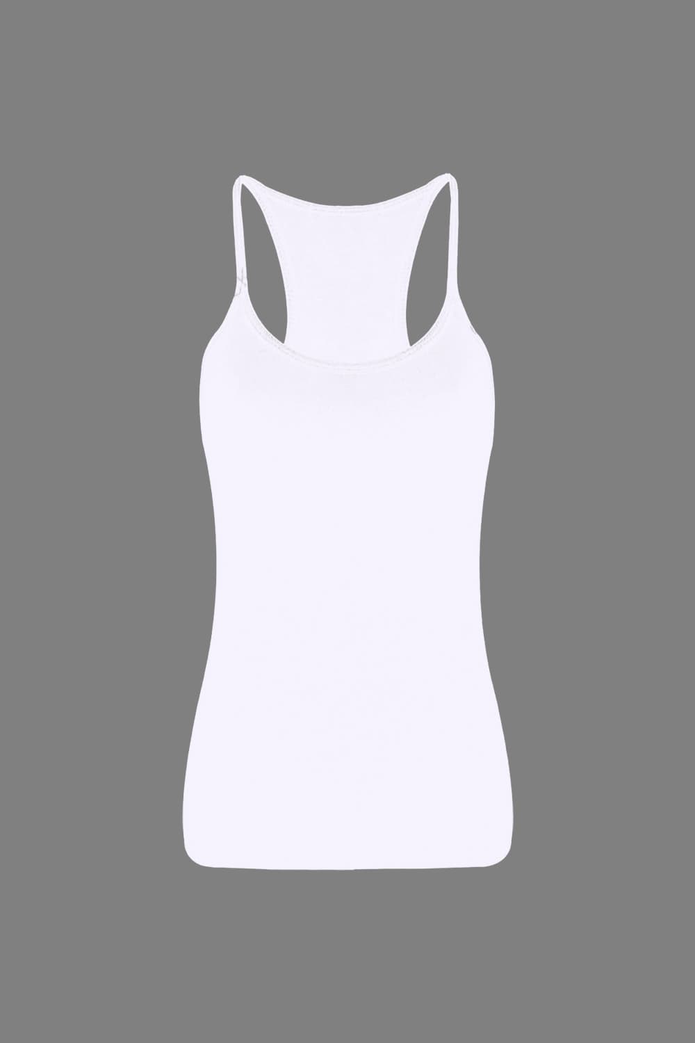 Crazy Chick Girls Microfibre White Vest Top