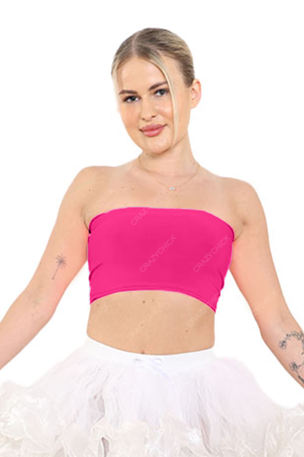 Crazy Chick Adult Pink Boob Tube