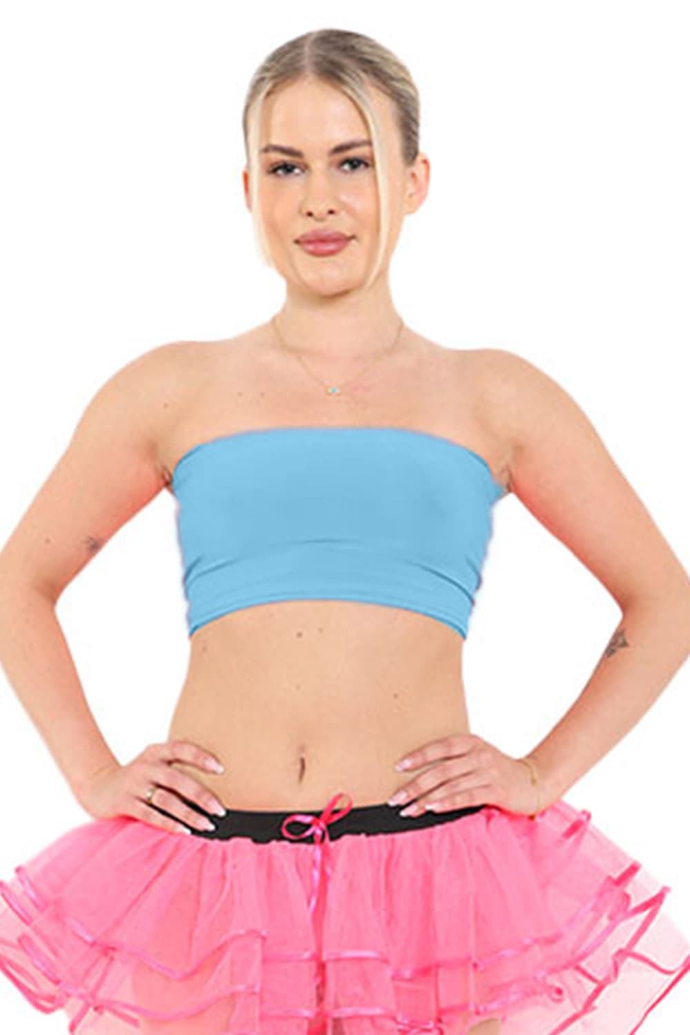 Crazy Chick Adult Turquoise Boob Tube