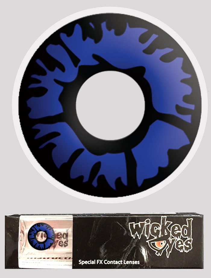 Wicked Eyes Daily Fashion Lenses Blue Flame