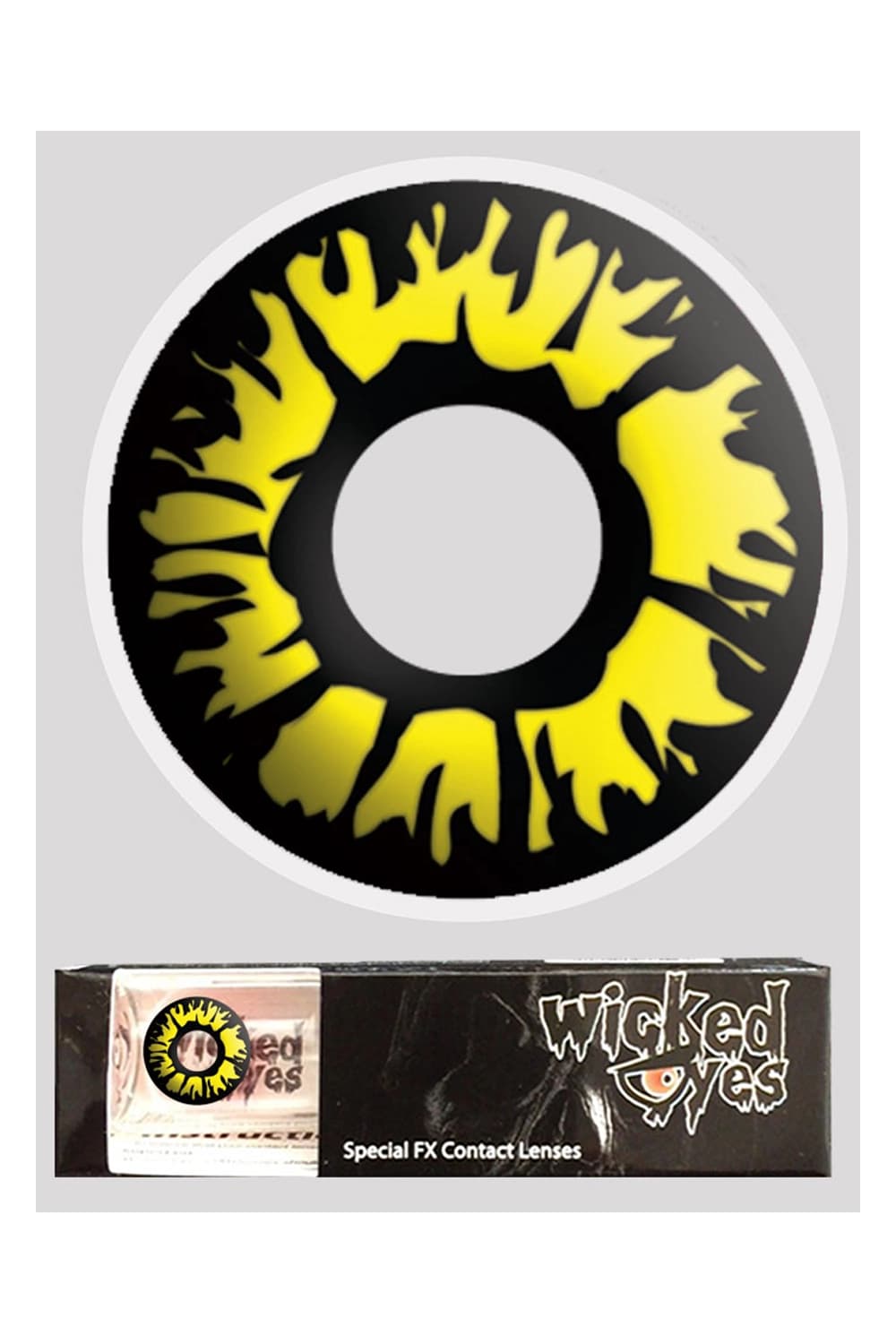 Wicked Eyes Daily Fashion Lenses Explosion Yellow